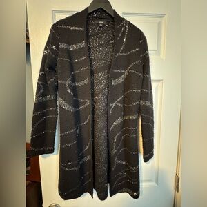 Black and silver cardigan